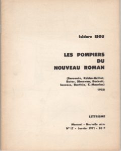 Les pompiers du nouveau roman. Sarraute