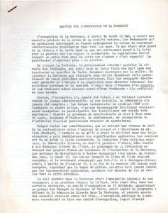 Rapport sur l’occupation de la Sorbonne.