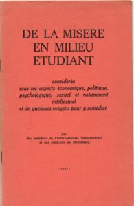 De la misère en milieu étudiant considérée sous ses aspects économique
