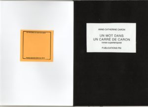 Un Mot dans un carré de Caron