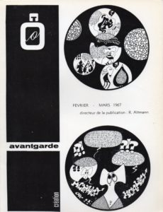 Ô. REVUE DU GROUPE LETTRISTE. Numéro O. Avant-Garde. Création. [février-mars 67]. Directeur de publication : Roberto Altmann