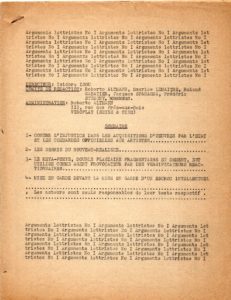 Arguments lettristes. No.1 (Seul numéro paru).