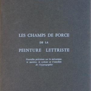 LES CHAMPS DE FORCE DE LA PEINTURE LETTRISTE. Nouvelles précisions sur la mécanique