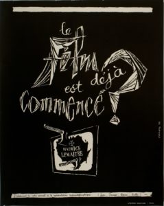Le film est déjà commencé ?