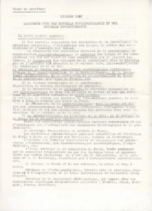 Vient de paraitre : Isidore Isou. Manifeste pour une nouvelle psychopathologie et une nouvelle psychothérapie.