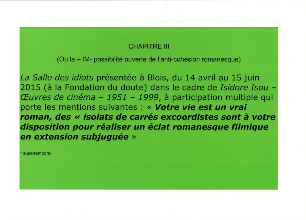 Pérégrinations et équivoques (roman). Roman excoordiste 2010-2015.