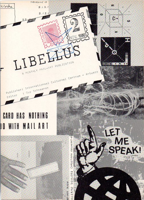 LIBELLUS. A monthly mail-art publication. No. 1 à 12. Collection complète.