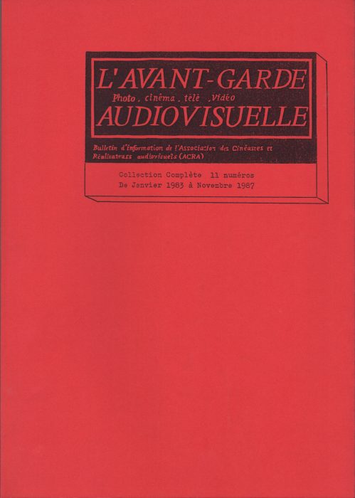 L'Avant-Garde Audiovisuelle. Photo